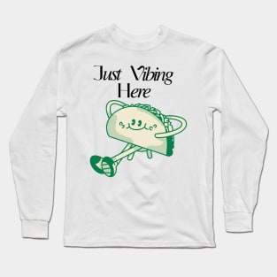 just vibing here Long Sleeve T-Shirt